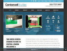 Tablet Screenshot of camberwellstudios.co.uk